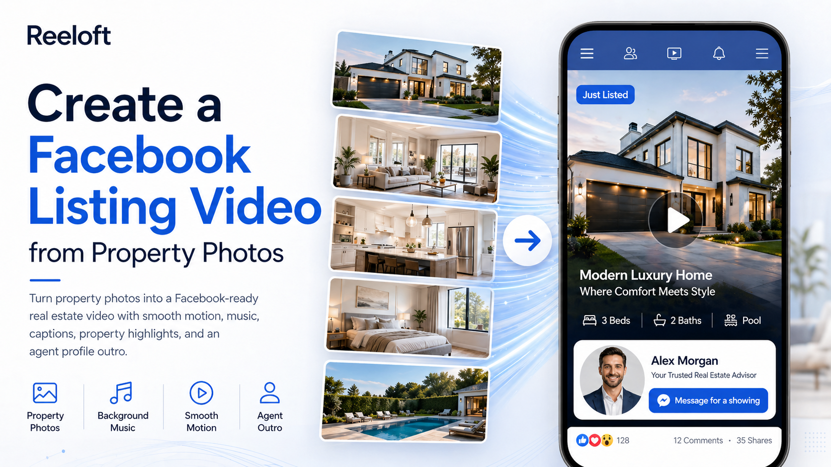 How to Create a Facebook Listing Video from Property Photos