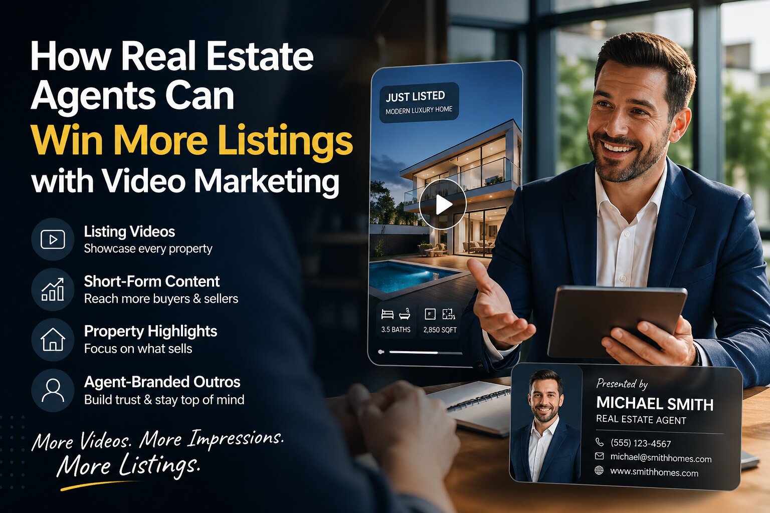 How Real Estate Agents Can Win More Listings with Video Marketing