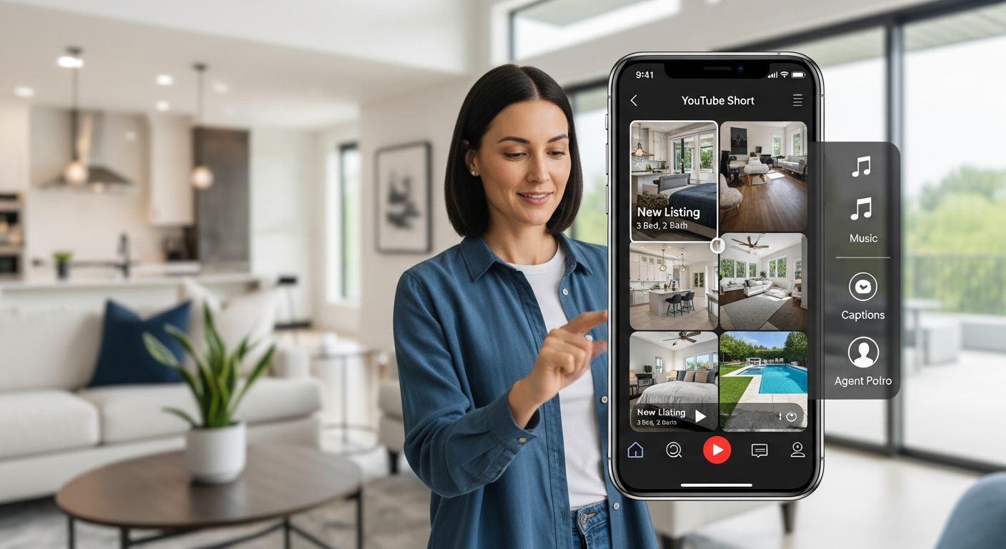 Turn Listing Photos into YouTube Shorts for Real Estate Marketing
